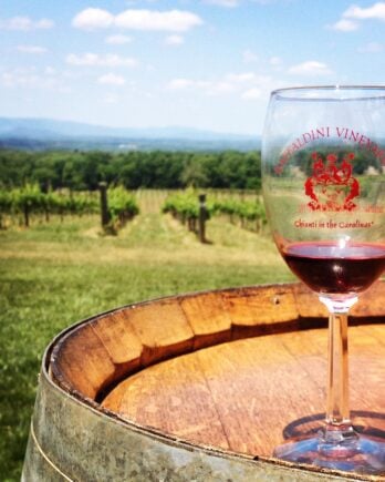 raffaldini vineyard wine glass
