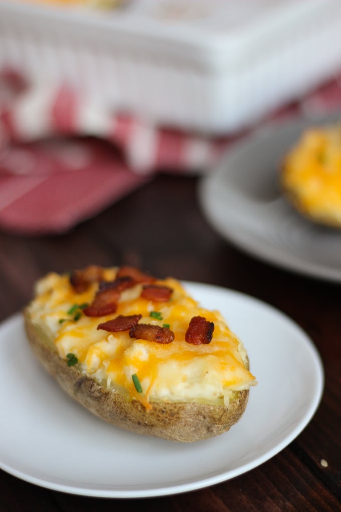 Twice Baked Potatoes - in just over 30 minutes your perfect side is served!