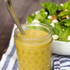 With just 4 ingredients, you’ll have the perfectly tangy and sweet balance of homemade Honey Mustard Dressing!