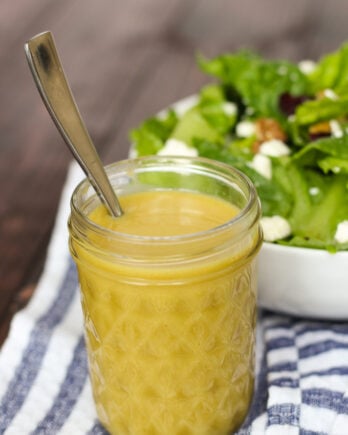 With just 4 ingredients, you’ll have the perfectly tangy and sweet balance of homemade Honey Mustard Dressing!