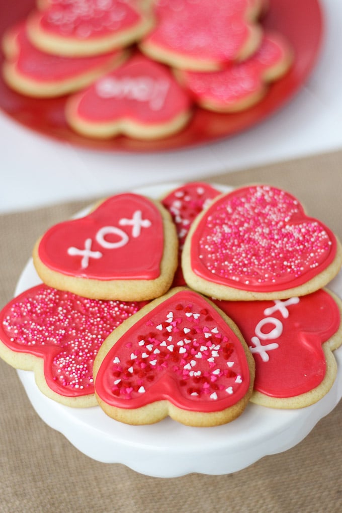 Valentine Cut-Out Sugar Cookies // Fork in the Kitchen