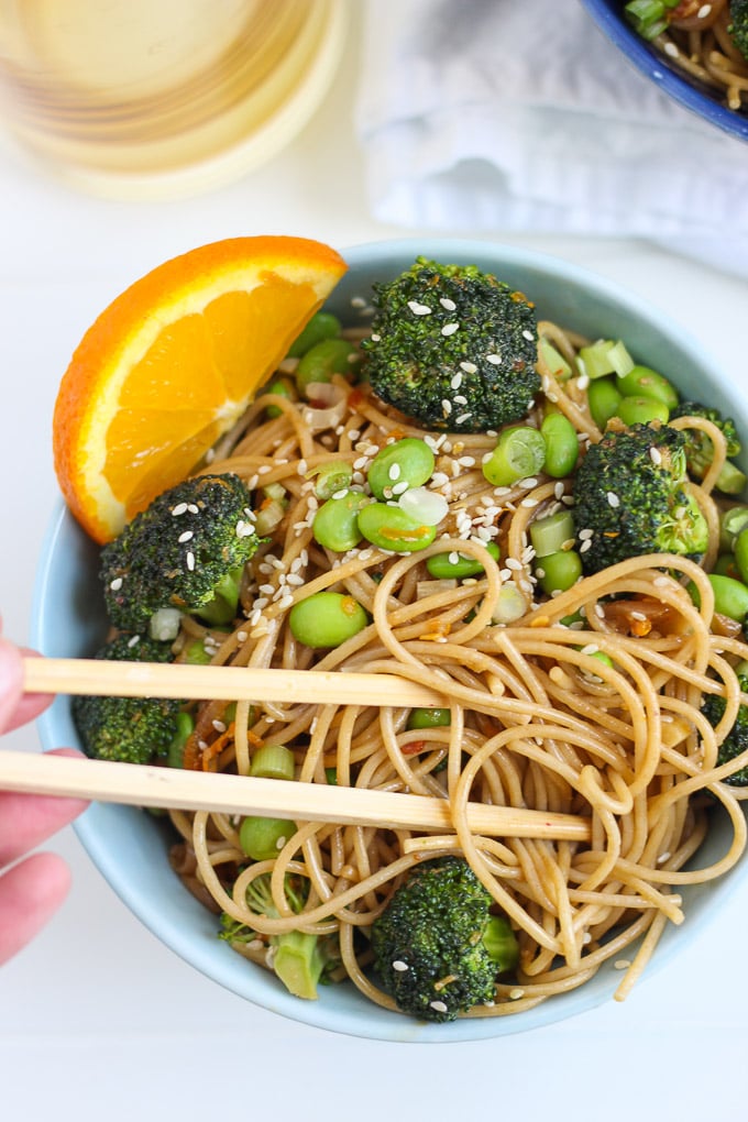 Broccoli and Orange Miso Pasta // Fork in the Kitchen