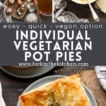 Vegetarian Pot Pie Pinterest Image