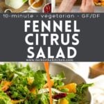 Fennel Citrus Salad Pinterest Image