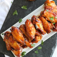 Bourbon BBQ Wings // Fork in the Kitchen