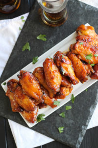 Bourbon BBQ Wings // Fork in the Kitchen