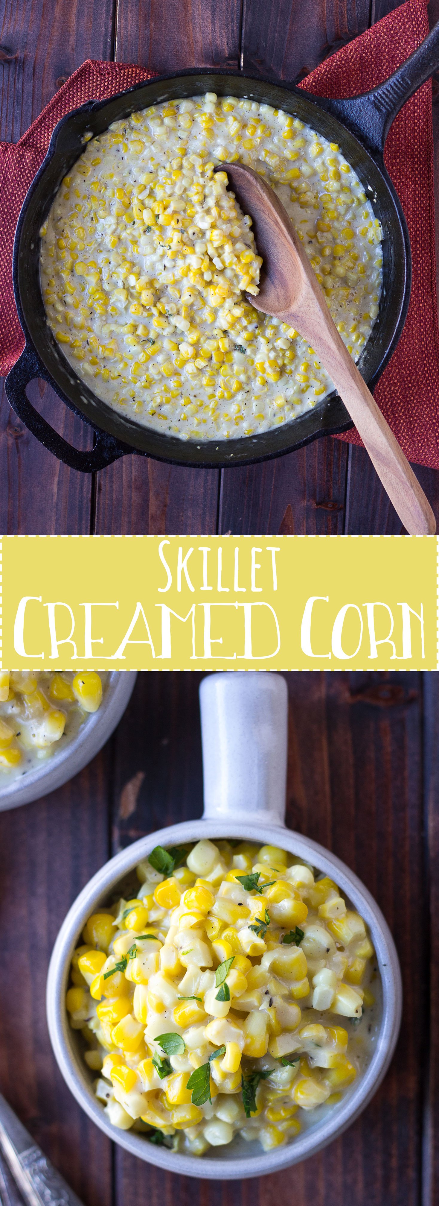 Skillet Creamed Corn // Fork in the Kitchen