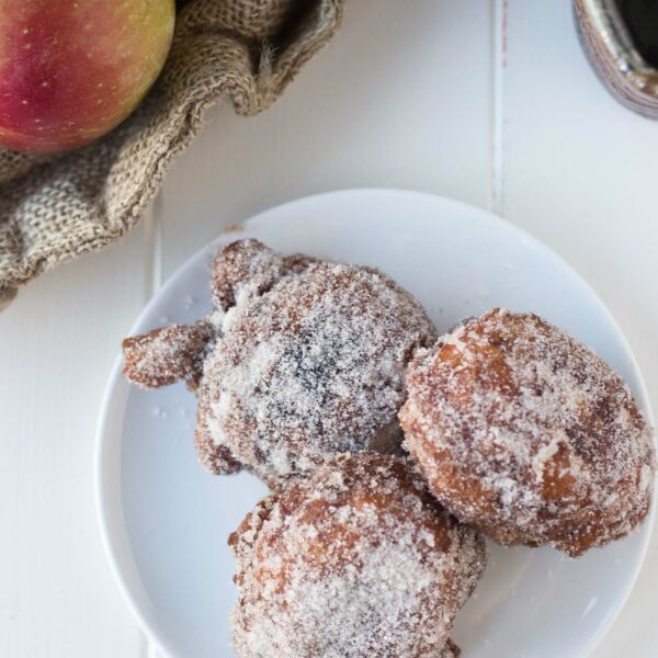 Cinnamon Sugar Apple Fritters // Fork in the Kitchen
