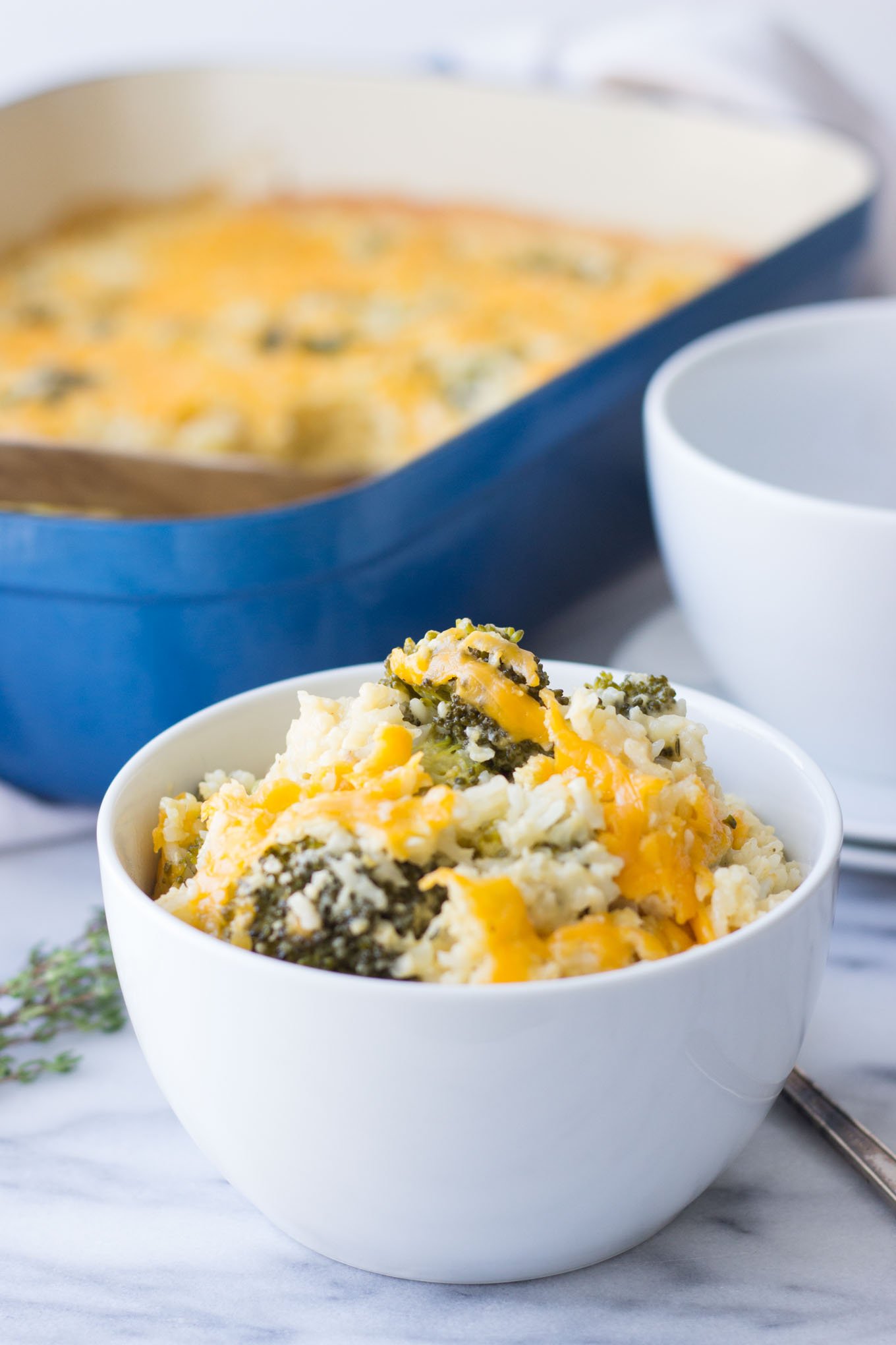Broccoli, Rice and Cheese Casserole // Fork in the Kitchen