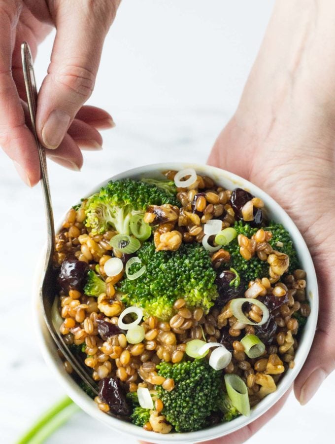 Winter Wheat Berry Salad // Fork in the Kitchen