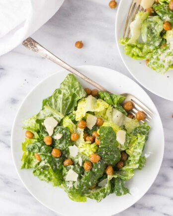 Healthier Caesar Salad // Fork in the Kitchen