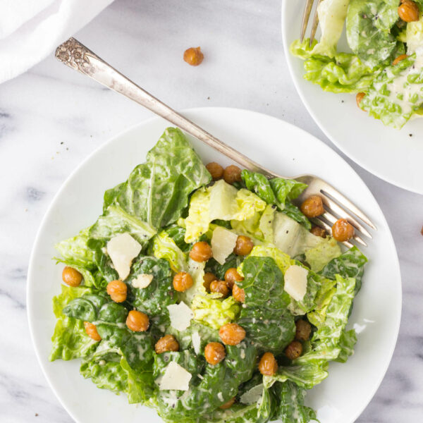 Healthier Caesar Salad // Fork in the Kitchen