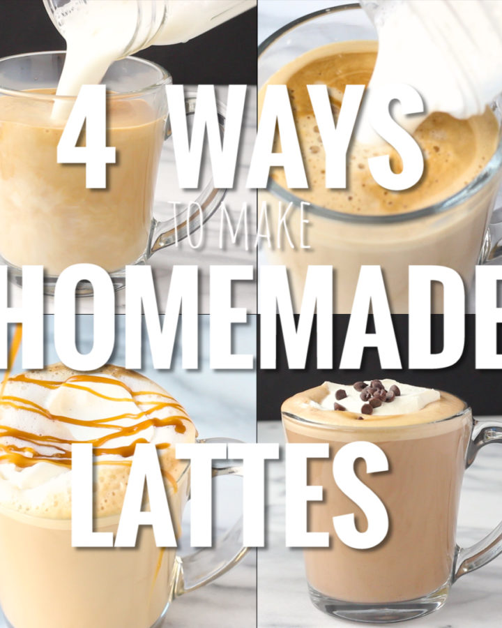 4 Ways to Make Homemade Lattes // Fork in the Kitchen
