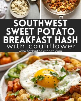 Sweet potato breakfast hash Pinterest Image 2