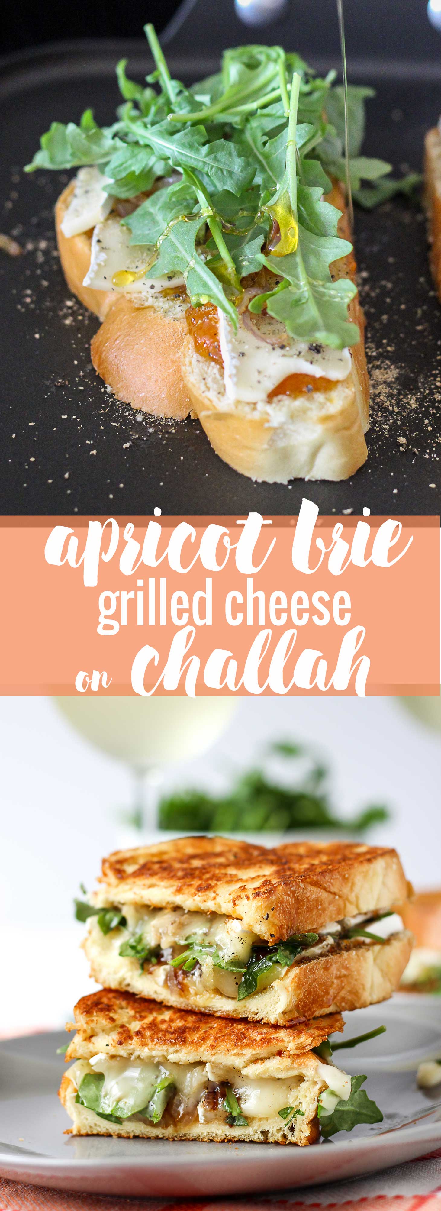 Apricot Brie Grilled Cheese on Challah // Fork in the Kitchen