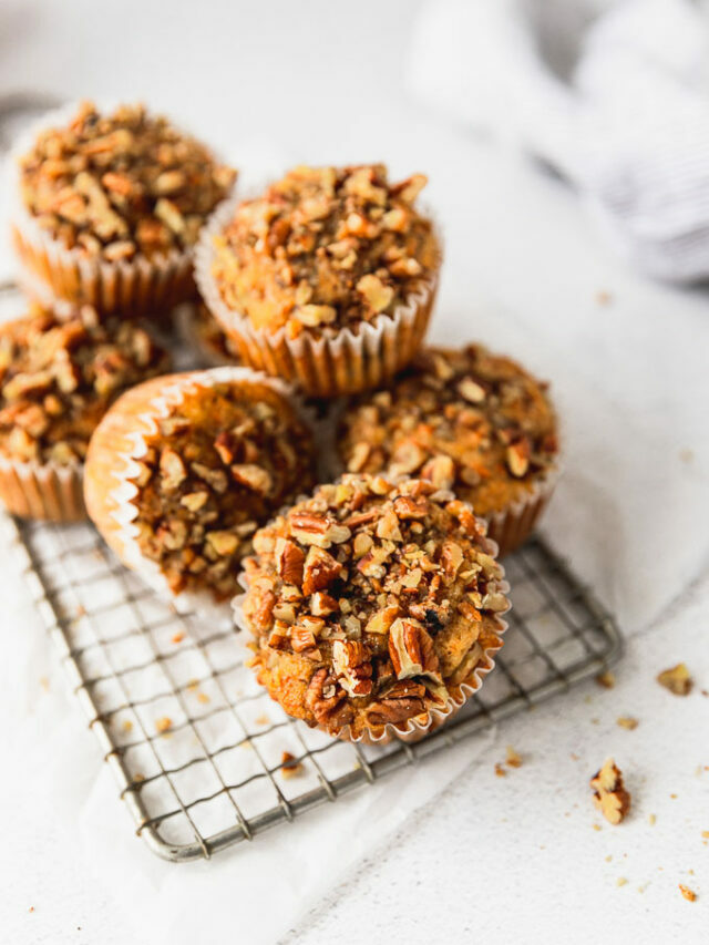 Quick on the Go Banana Carrot Muffins
