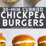 Chickpea Burger Pinterest Image