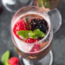 Chambord Berry Champagne | Fork in the Kitchen