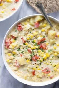 Creamy Corn Chowder | Fork in the Kitchen