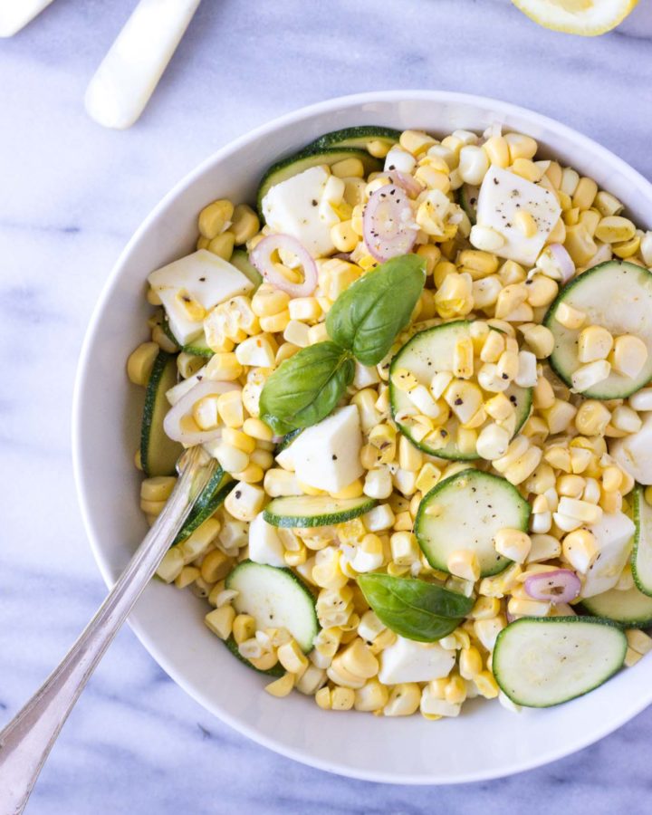 Fresh Corn & Zucchini Salad | Fork in the Kitchen
