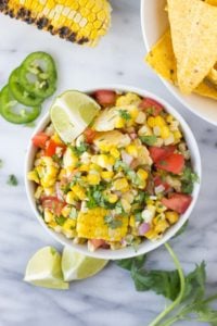 Fresh Sweet Corn Salsa | Fork in the Kitchen