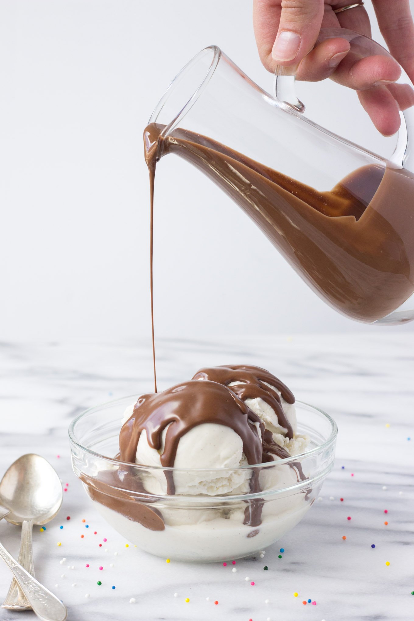 Nutella Magic Chocolate Shell | Fork in the Kitchen