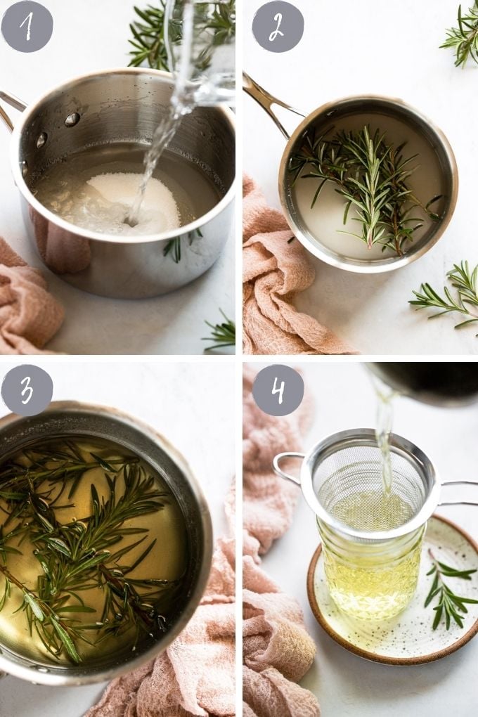 4 images of recipe steps.