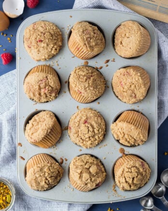 Chai Raspberry Muffins | Fork in the Kitchen