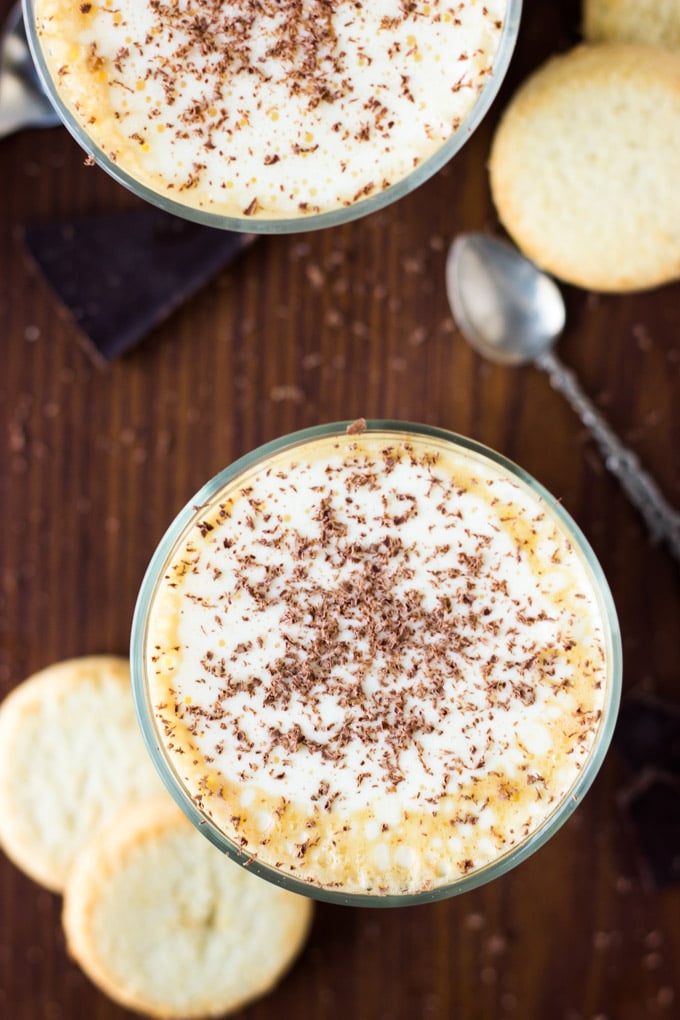 Vietnamese Egg Coffee with cookies - the most luxurious coffee you'll ever have! | Fork in the Kitchen