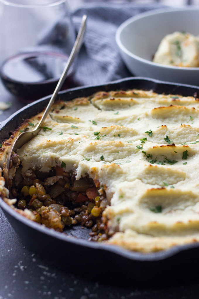 Healthy Vegetarian Shepherd's Pie | Fork in the Kitchen