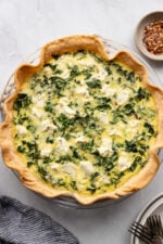 Kale and Goat Cheese Quiche - Fork in the Kitchen