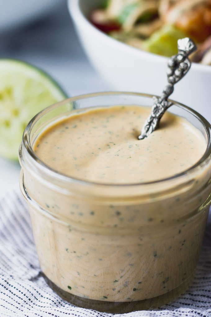 Chipotle Cilantro Dressing | Fork in the Kitchen