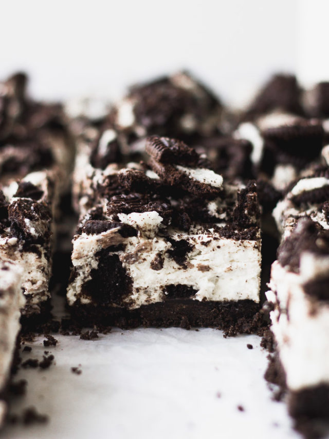 No Bake Oreo Bars | Fork in the Kitchen