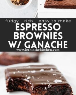 Espresso Brownies Pinterest Image 2