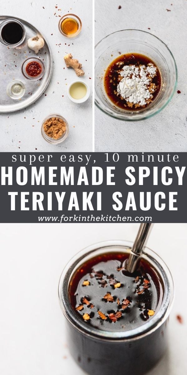 10Minute Spicy Teriyaki Sauce 10 Minute Recipe Fork in the Kitchen