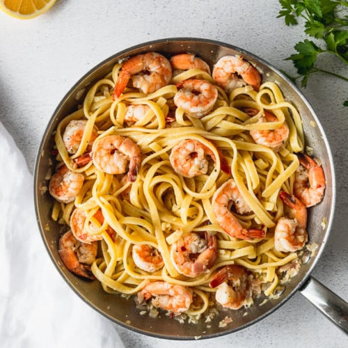 Shrimp Scampi for Two - Fork in the Kitchen