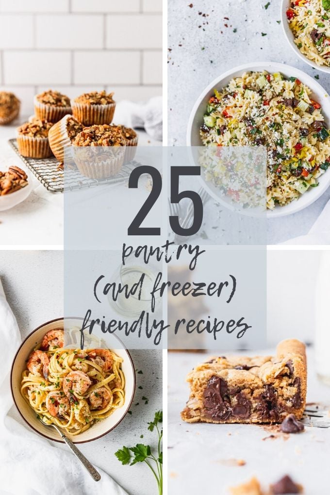 pantry (and freezer) friendly recipes