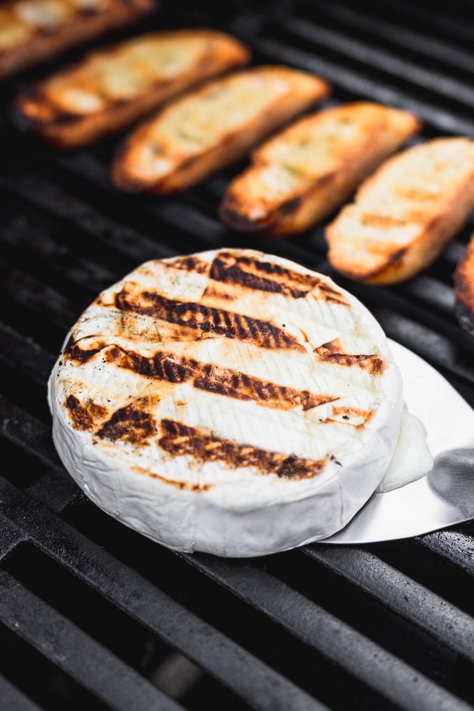 brie wheel on grill 