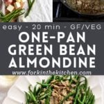 Green Bean Almondine Pinterest Image