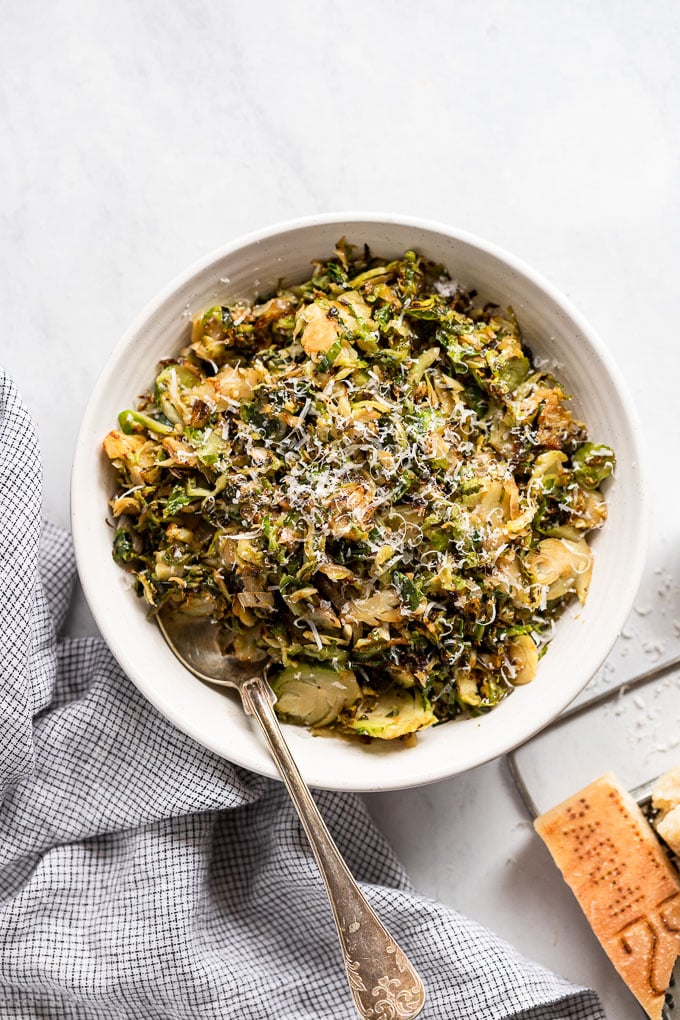 15-Minute Sauteed Shredded Brussels Sprouts