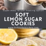 Lemon Sugar Cookie Pinterest Image
