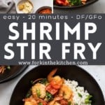 Shrimp Stir Fry Pinterest Image