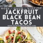 Jackfruit Tacos Pinterest Image
