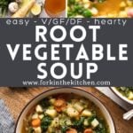 Root Vegetable Soup Pinterest Image