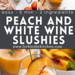 Peach and Wine Slushie Pinterest Image