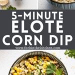 Elote Corn Dip Pinterest Image