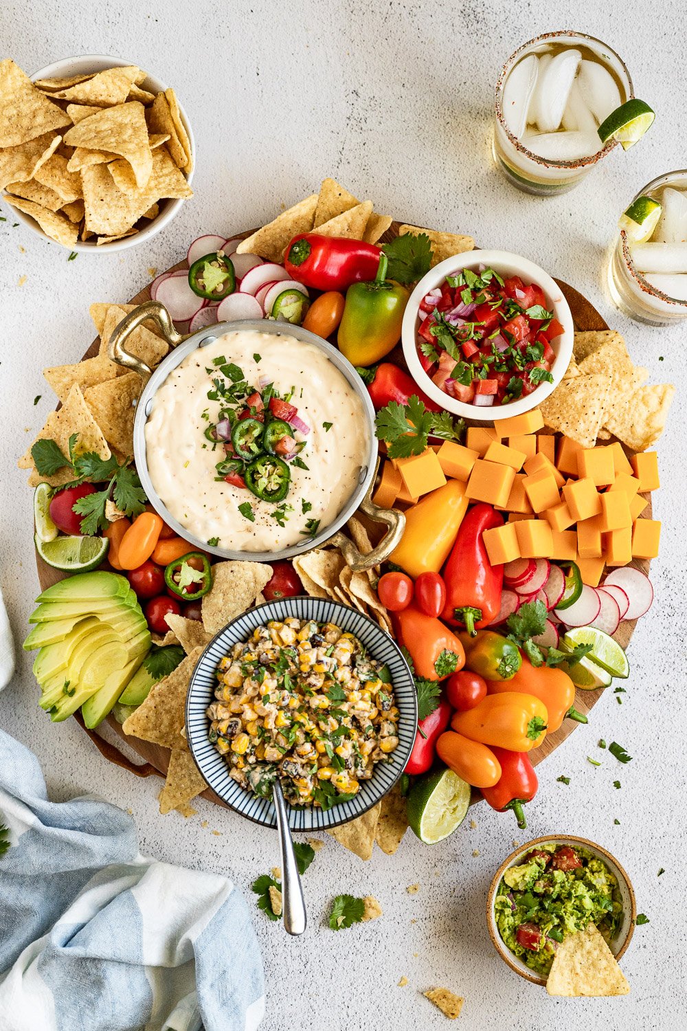 Mexican-Inspired Vegetarian Charcuterie Board