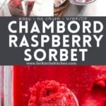 Chambord Raspberry Sorbet Pinterest Image