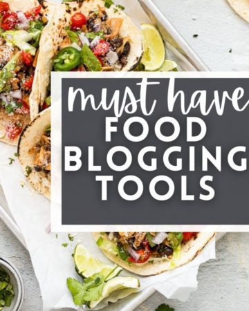 Food Blogging Tools - Text Image