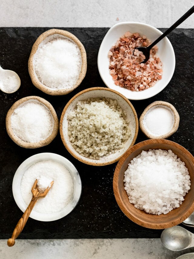 5 Types of Salt